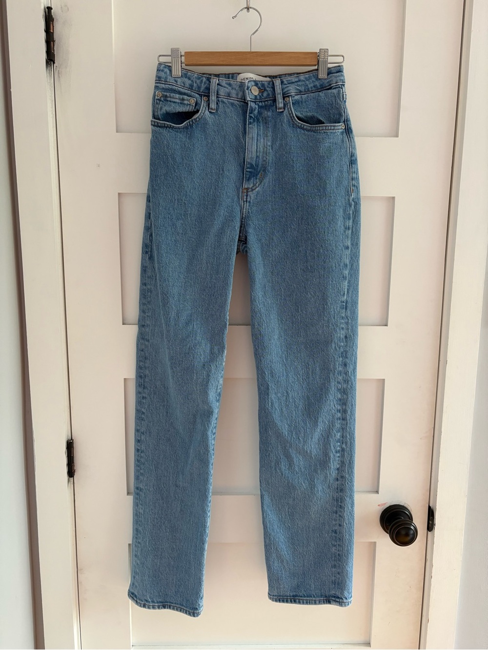 Aritzia Denim Forum Rowan Super Hi-Rise Straight Jean size 27 - Picture 2 of 9